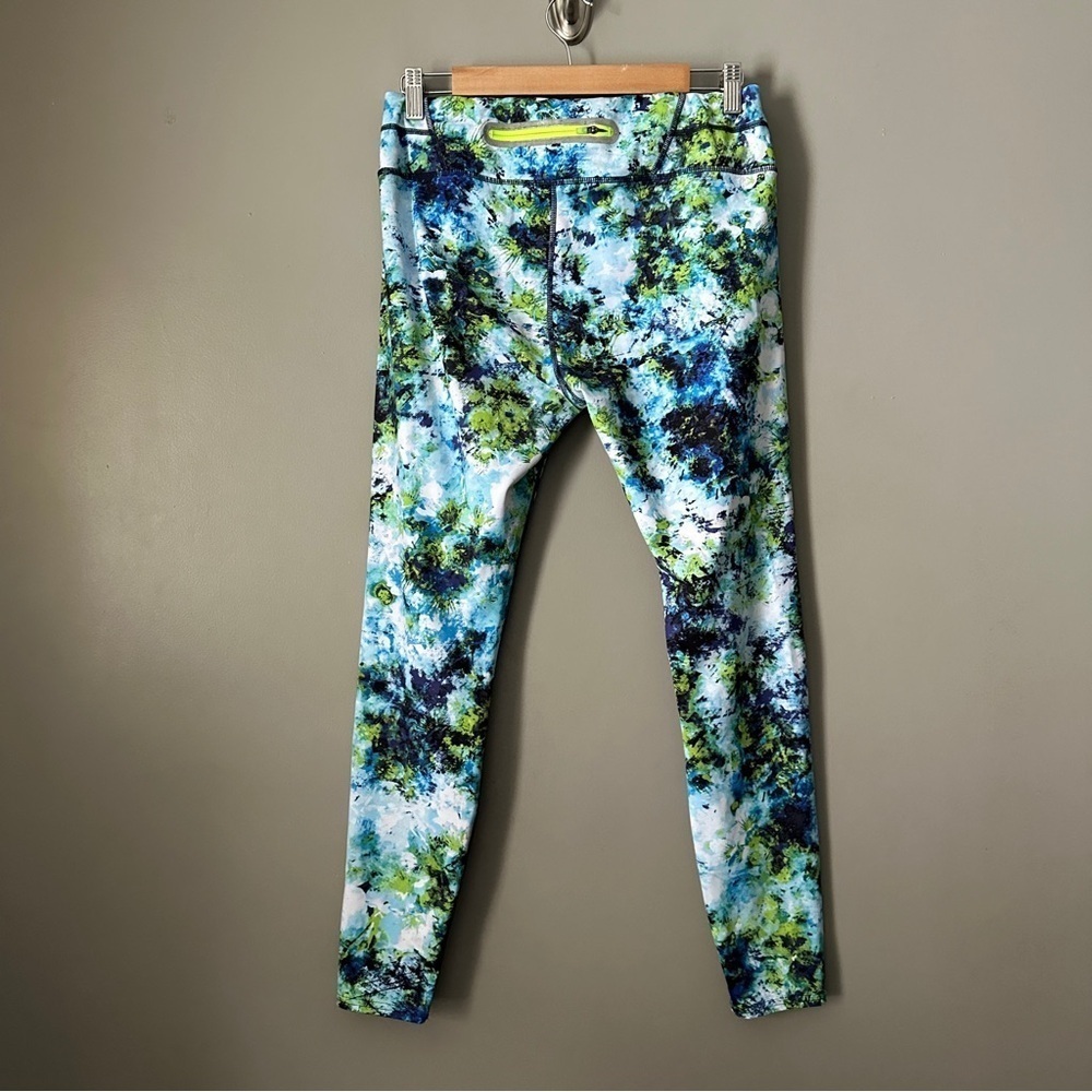 Athleta Hypersonic Sonar Tight Size Small- Caspian Blue Multi - Picture 7 of 10
